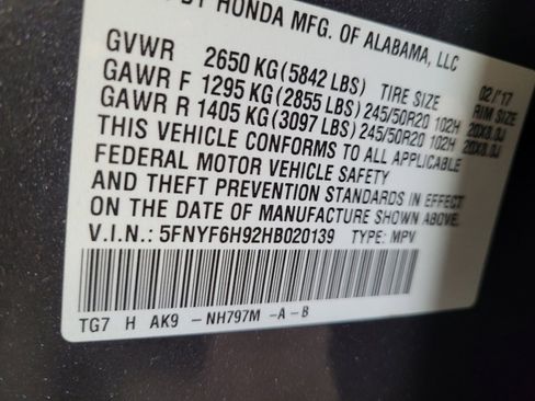 Used 2017 Honda Pilot Touring image 33
