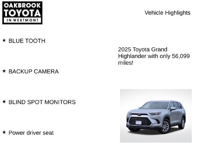 Used 2025 Toyota Grand Highlander AWD image 6