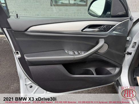Used 2021 BMW X3 xDrive30i w/ Premium Package image 15