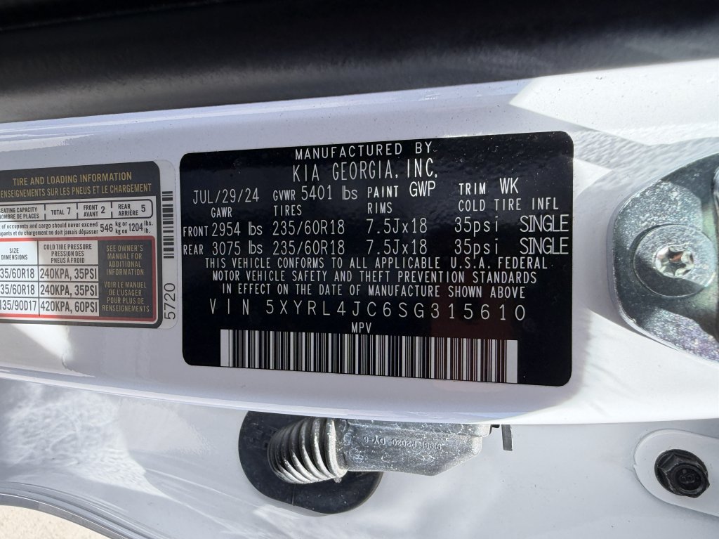 Used 2025 Kia Sorento S w/ Panoramic Sunroof Package FWD image 42