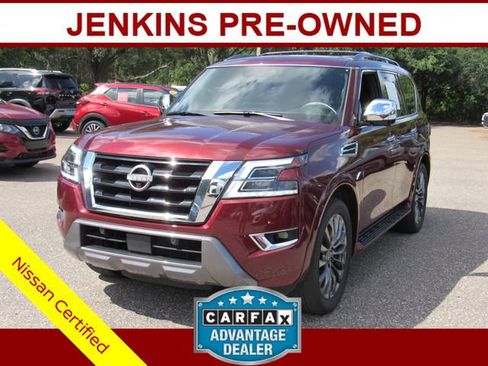 Certified 2023 Nissan Armada Platinum w/ Cargo Package RWD image 8