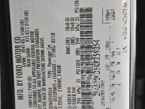 Used 2019 Ford Fusion SEL image 22