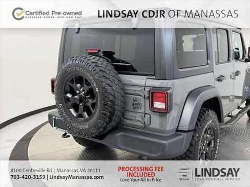 Certified 2020 Jeep Wrangler Unlimited Sport AWD/4WD image 10