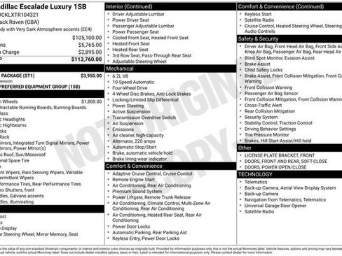 Used 2026 Cadillac Escalade Luxury w/ Touring Package image 3