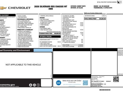 New 2026 Chevrolet Silverado 3500 W/T w/ WT Convenience Package AWD/4WD image 4