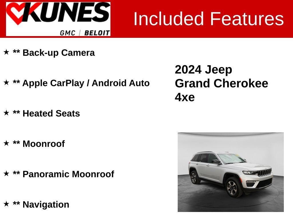 Used 2024 Jeep Grand Cherokee Limited 4xe AWD/4WD image 2