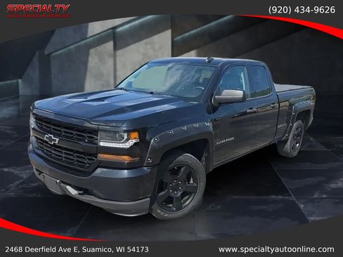Used 2018 Chevrolet Silverado 1500 Custom w/ Custom Convenience Package AWD/4WD image 1