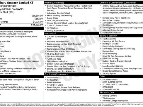 Used 2023 Subaru Outback Limited XT AWD/4WD image 6