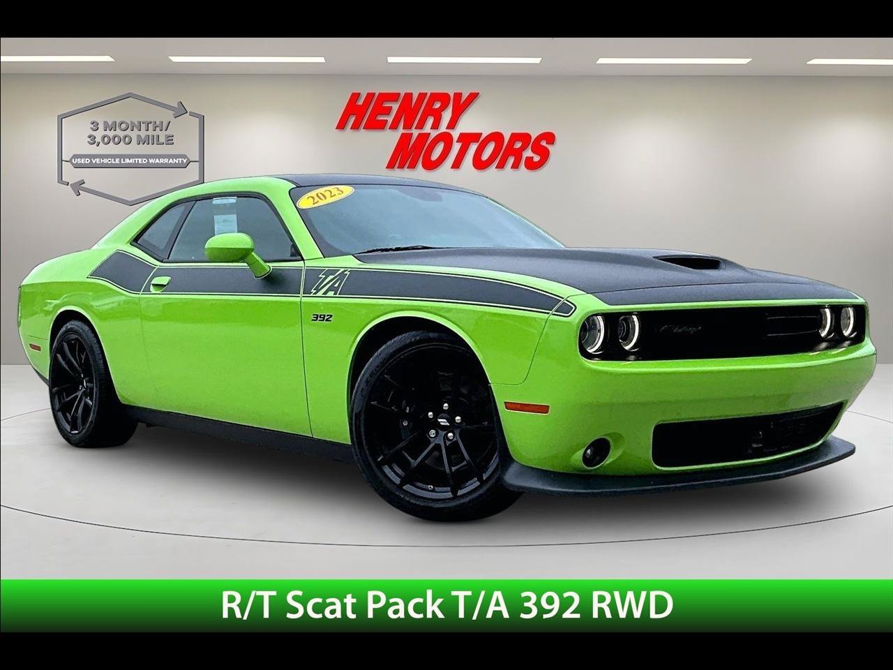 Used 2023 Dodge Challenger R/T Scat Pack w/ T/A Package RWD image 1