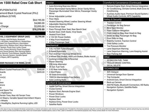 Certified 2025 RAM 1500 Rebel w/ Rebel Level 2 Equipment Group AWD/4WD image 24