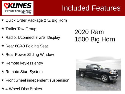 Used 2020 RAM 1500 Big Horn image 3