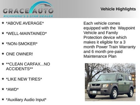 Used 2004 Honda Element EX image 2