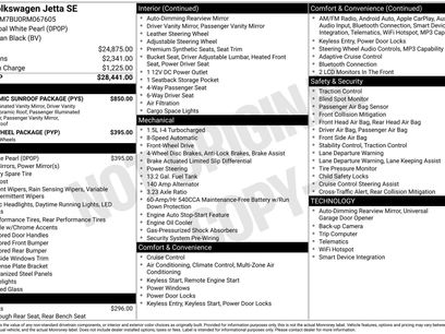 Used 2024 Volkswagen Jetta SE w/ Panoramic Sunroof Package