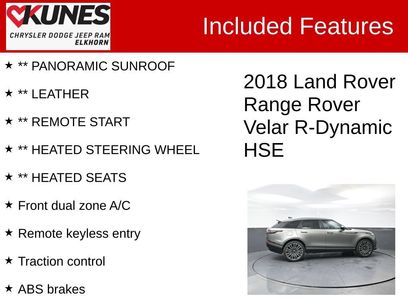Used 2018 Land Rover Range Rover Velar R-Dynamic HSE