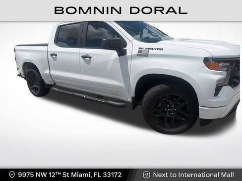 Used 2024 Chevrolet Silverado 1500 Custom w/ Turbomax Blackout Package image 1