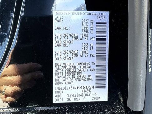 New 2026 Nissan Frontier SV w/ All-Weather Content Package AWD/4WD image 26