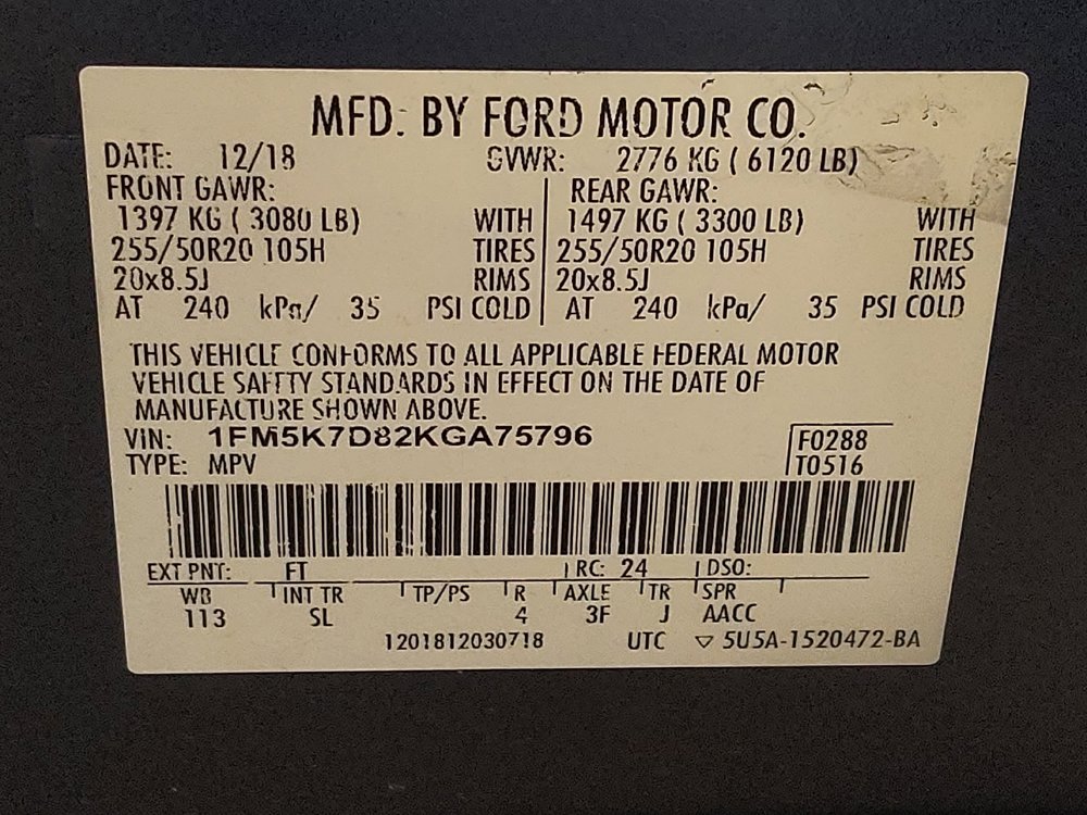 Used 2019 Ford Explorer XLT w/ Equipment Group 202A FWD image 33