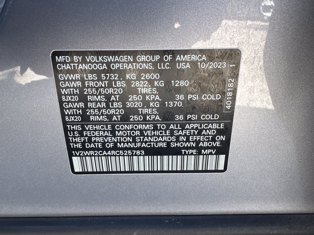 Used 2024 Volkswagen Atlas SE FWD image 14
