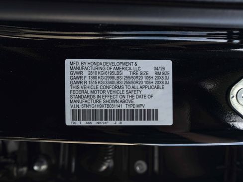 Used 2026 Honda Pilot Black Edition image 49