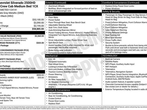 Used 2025 Chevrolet Silverado 2500 Custom w/ Custom Value Package AWD/4WD image 4