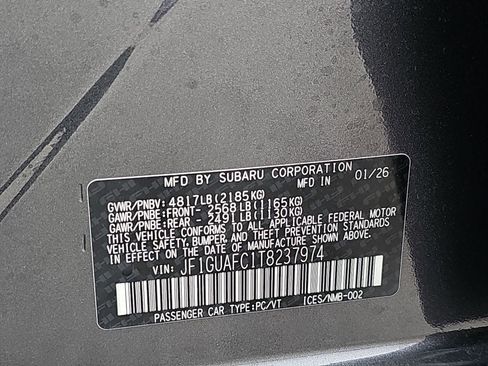 New 2026 Subaru Impreza 2.0i Sport AWD/4WD image 35