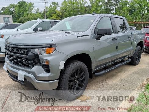 New 2026 Chevrolet Silverado 1500 Custom w/ Turbomax Blackout Package AWD/4WD image 1