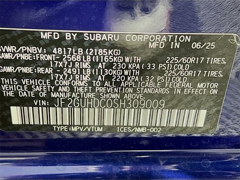 New 2025 Subaru Crosstrek 2.5i Premium image 24