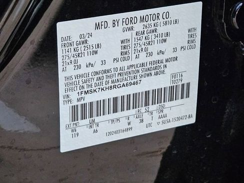 Used 2024 Ford Explorer ST-Line w/ Class IV Trailer Tow Package image 31