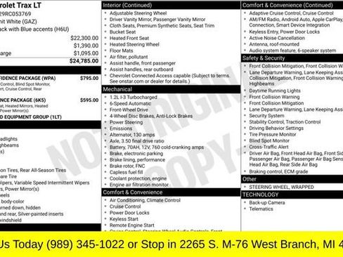Used 2024 Chevrolet Trax LT w/ Driver Confidence Package FWD image 11