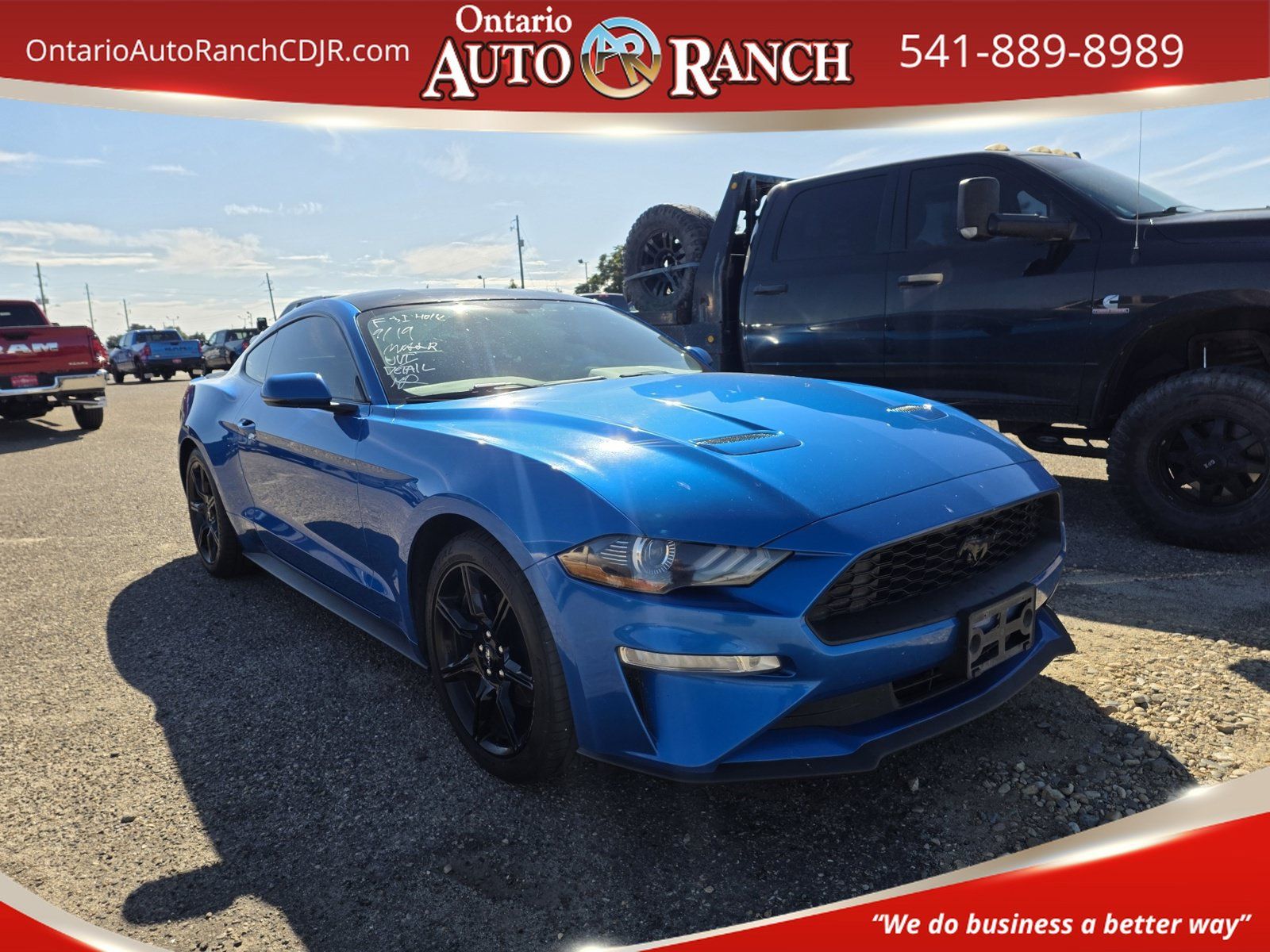 Used 2020 Ford Mustang Premium w/ Black Accent Package RWD image 1