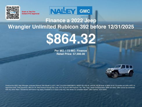 Used 2022 Jeep Wrangler Unlimited Rubicon image 3