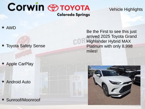 Used 2025 Toyota Grand Highlander AWD Hybrid image 4