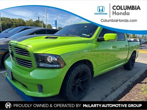 Used 2017 RAM 1500 Sport w/ Sublime Green Sport Package AWD/4WD image 1