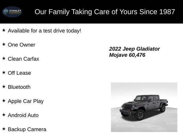 Used 2022 Jeep Gladiator Mojave w/ Cold Weather Group AWD/4WD image 9