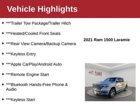 Used 2021 RAM 1500 Laramie image 3