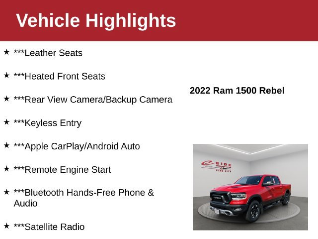 Used 2022 RAM 1500 Rebel w/ Rebel Level 2 Equipment Group AWD/4WD image 4