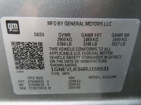 Used 2024 Chevrolet Traverse RS w/ LPO, Floor Liner Package image 73