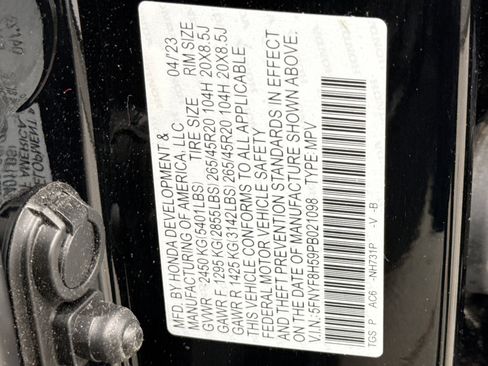 Used 2023 Honda Passport EX-L image 11