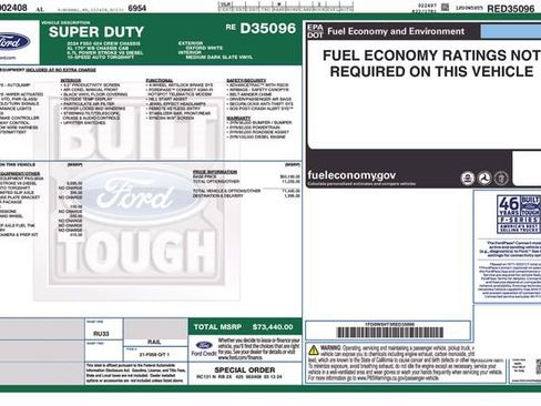 Used 2024 Ford F550 4x4 Crew Cab Super Duty image 48