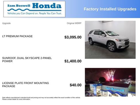 Used 2021 Chevrolet Traverse LT w/ LT Premium Package image 4