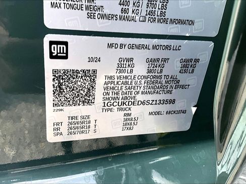 Used 2025 Chevrolet Silverado 1500 LT w/ Leather Package image 36