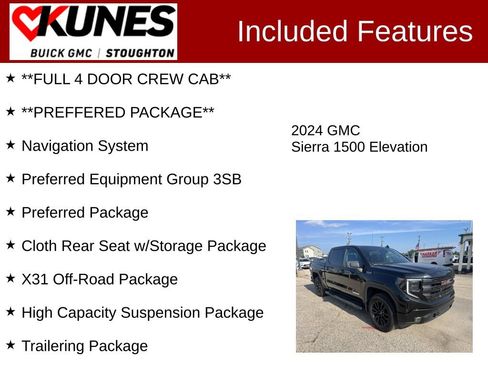 Used 2024 GMC Sierra 1500 Elevation w/ Preferred Package AWD/4WD image 3