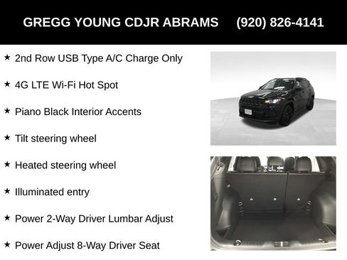 New 2026 Jeep Compass Latitude w/ Quick Order Package 29K image 37