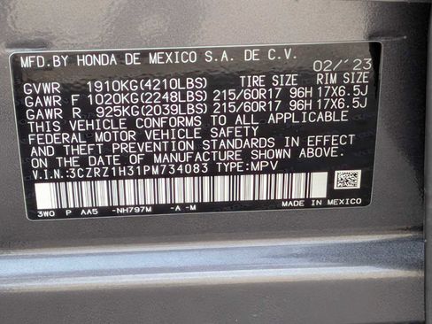 Used 2023 Honda HR-V LX image 28
