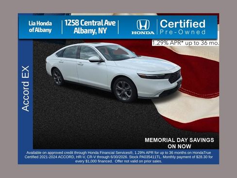 Used 2023 Honda Accord EX image 1