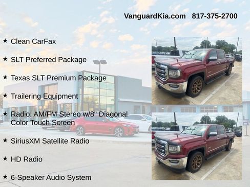 Used 2017 GMC Sierra 1500 SLT w/ Texas SLT Premium Package RWD image 5