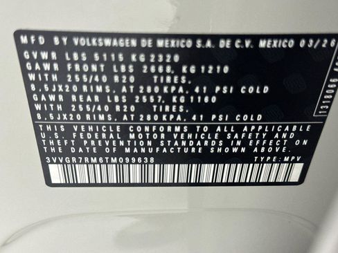New 2026 Volkswagen Tiguan SE R-Line AWD/4WD image 27