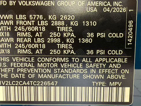 New 2026 Volkswagen Atlas Cross Sport SE AWD/4WD image 19
