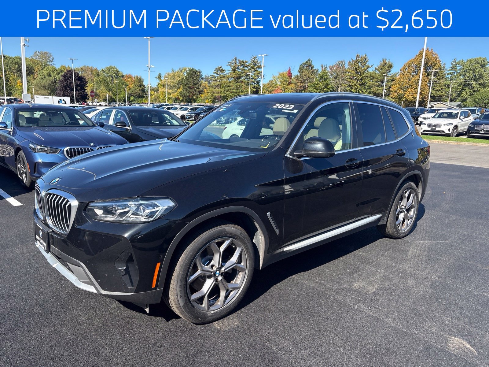 Certified 2023 BMW X3 xDrive30i w/ Premium Package AWD/4WD image 2