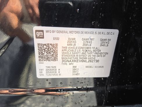 Used 2022 Chevrolet Equinox LT FWD image 43